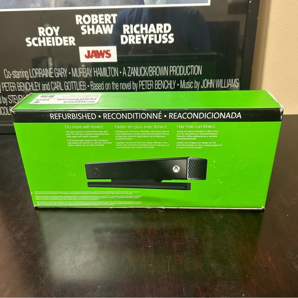 Microsoft Xbox One Kinect Sensor Bar Black Model 1520 Genuine Open Box Untested